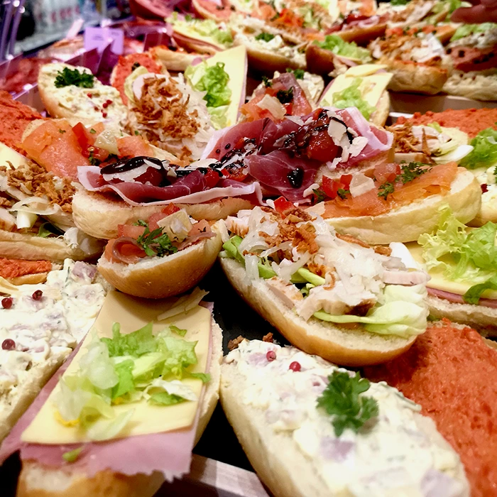 Sandwiches préparés par La Gourmandine